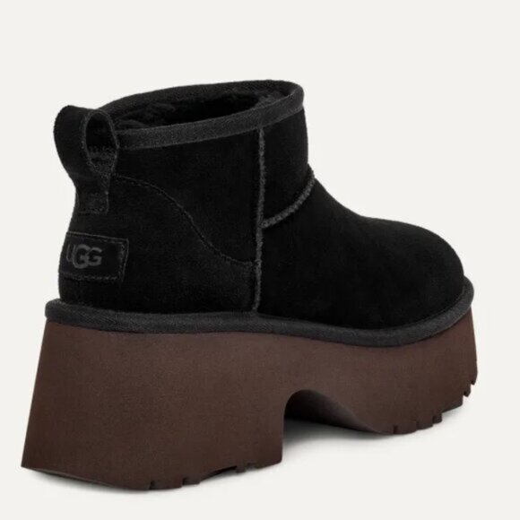 UGG Classic Ultra Mini New Heights Women's Ankle Boot - Picture 5 of 9